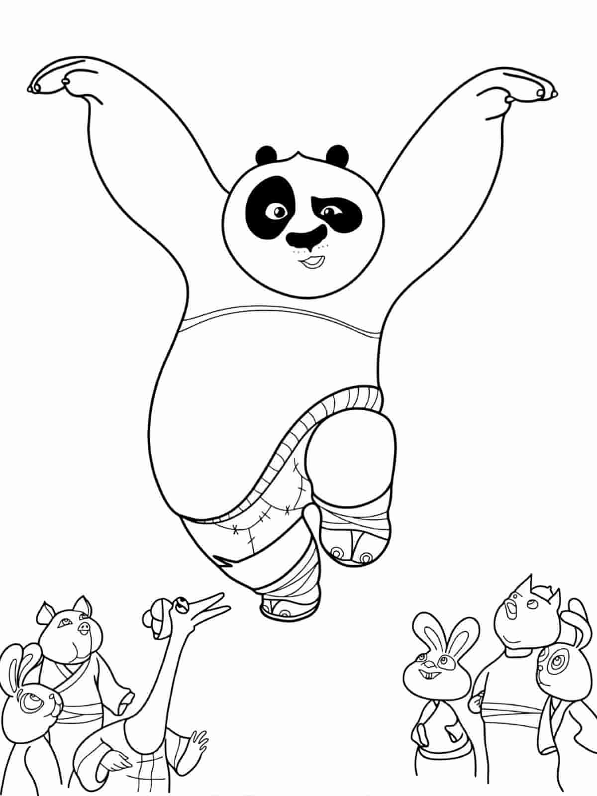 Kung Fu Panda Coloring Pages For Creative Children