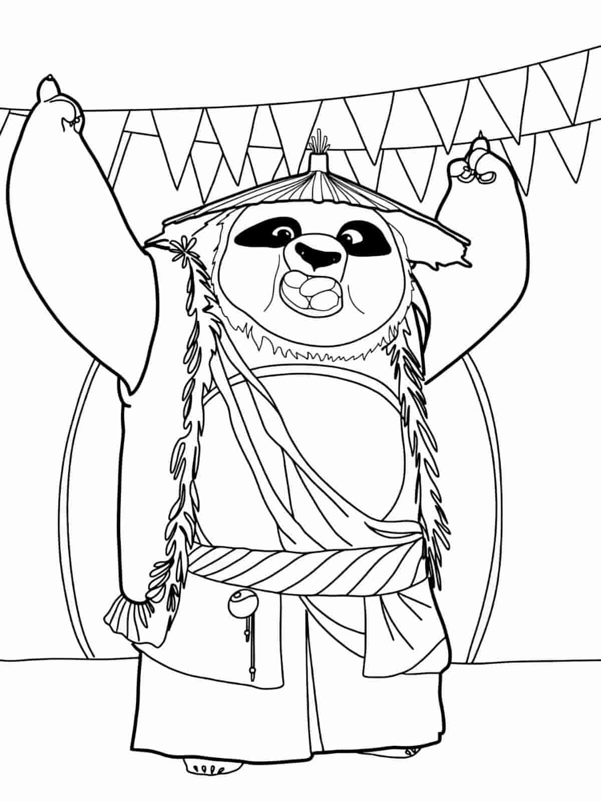 Kung Fu Panda Coloring Pages With Villains