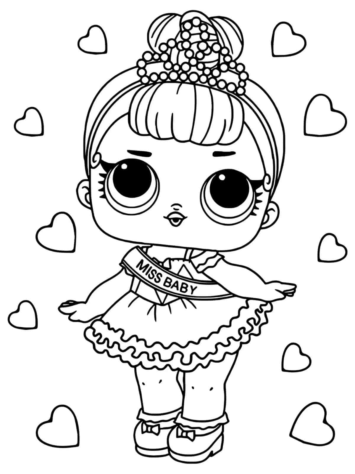 Lol Surprise Bon Bon Coloring Pages