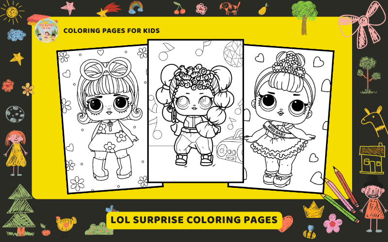 Lol Surprise Coloring Pages Featured Image