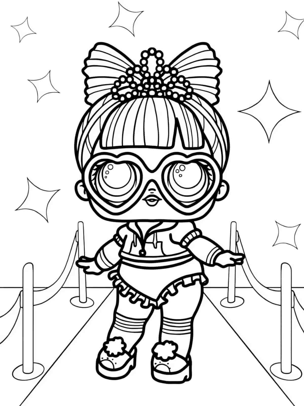 Lol Surprise Fashion Show Coloring Pages For Kids