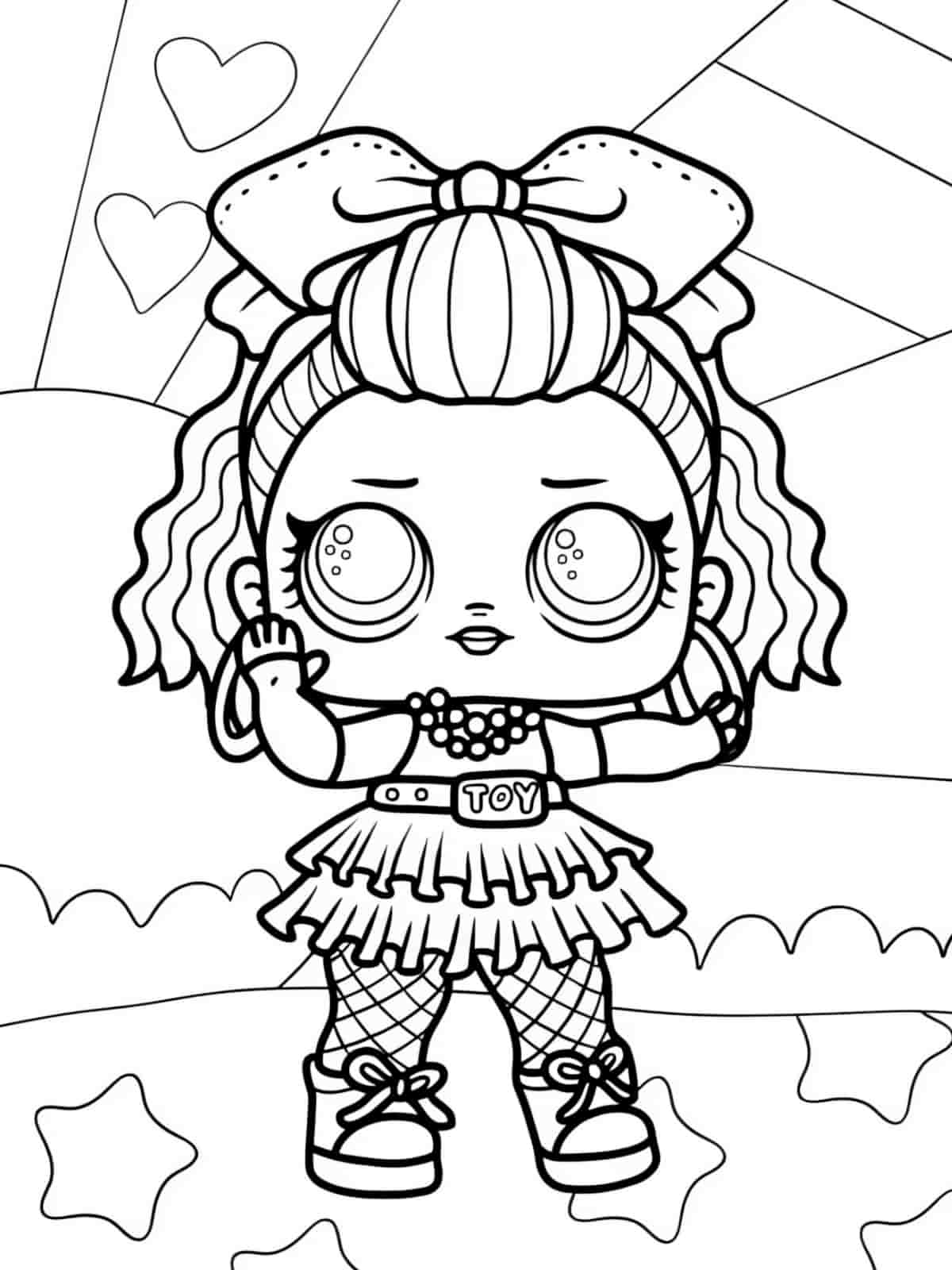 Lol Surprise Girls Night Out Coloring Pages