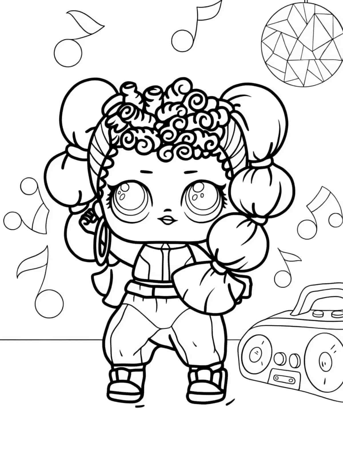 Lol Surprise Glam Club Coloring Pages