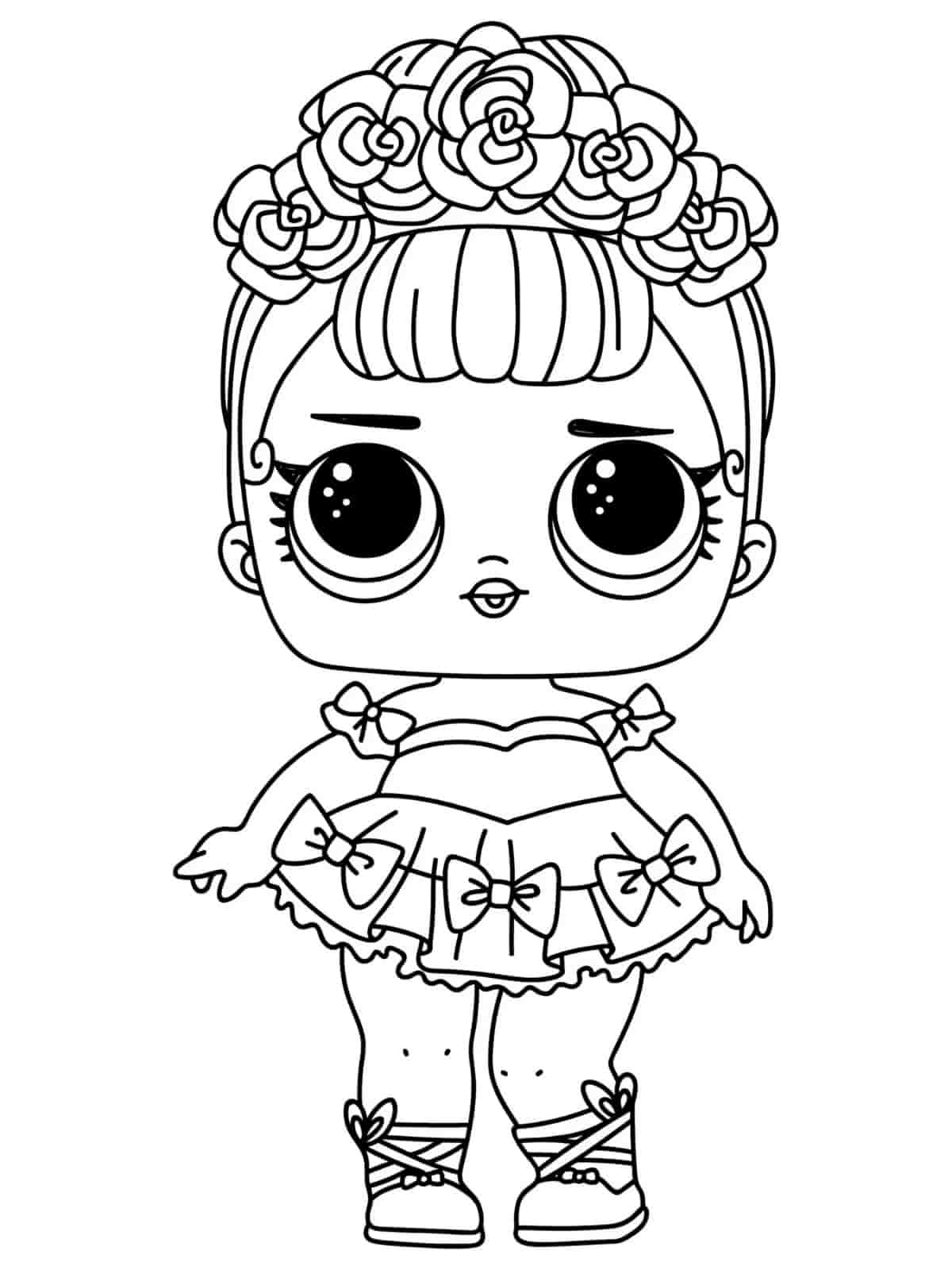 Lol Surprise Queen Bee Coloring Page