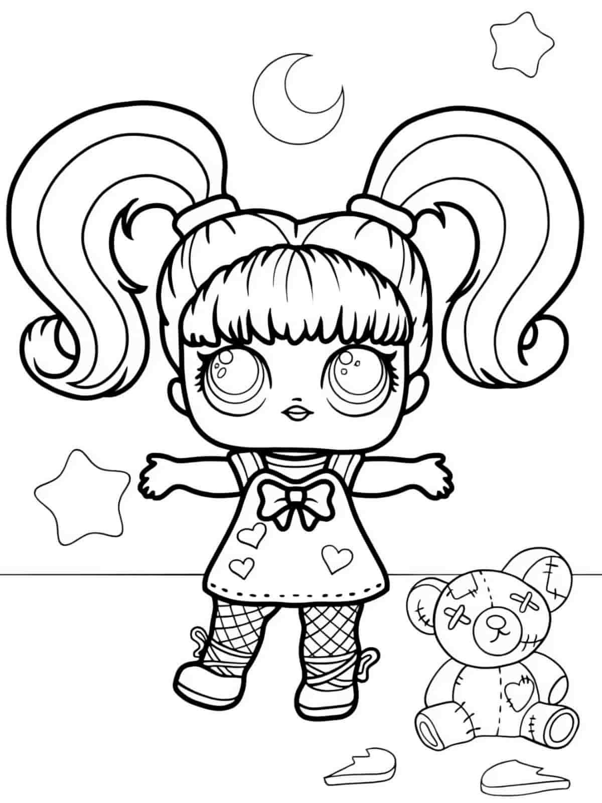 Lol Surprise Sparkle Series Coloring Pages