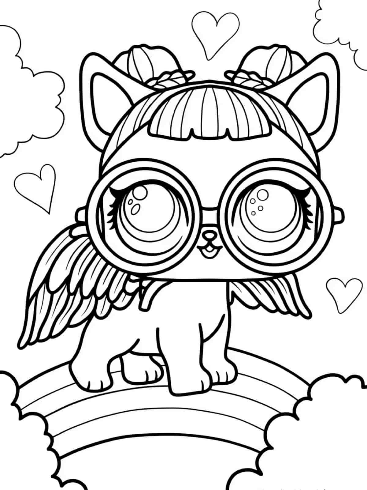 Lol Surprise Unicorn Coloring Pages