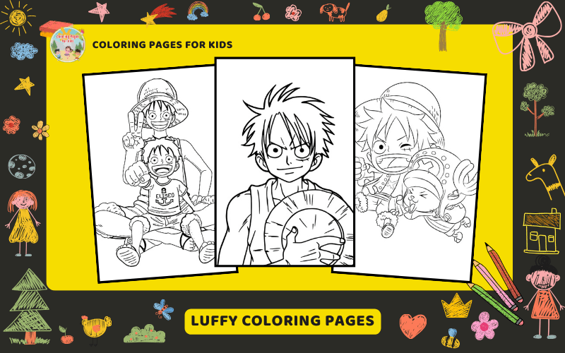 Luffy Coloring Pages Featured Image Min