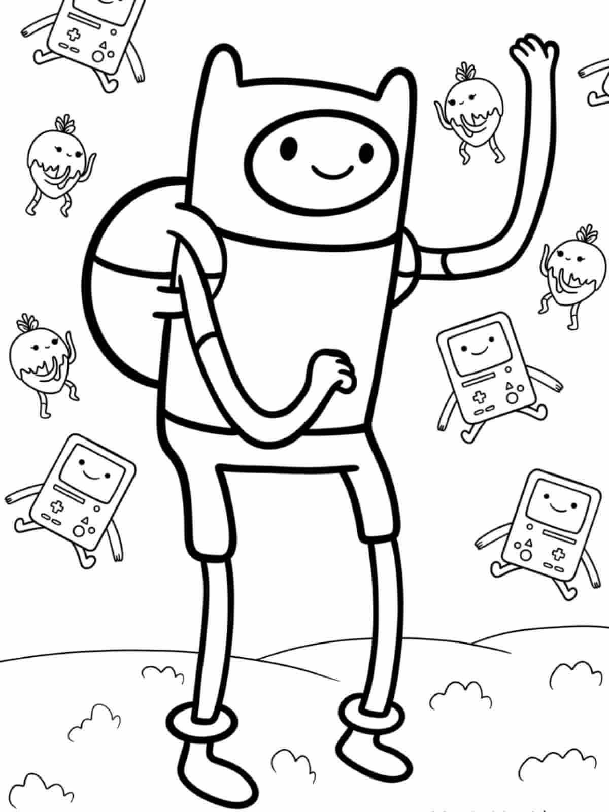 Lumpy Space Princess Coloring Pages