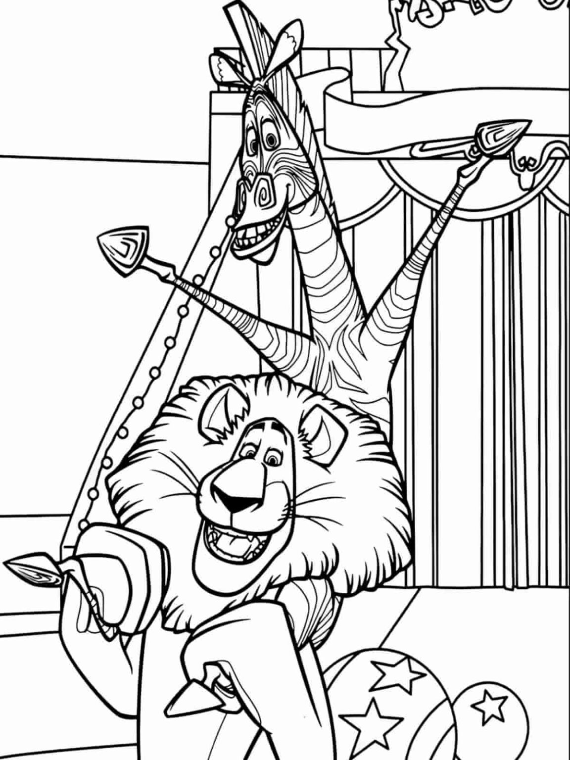 Free PDF Madagascar Coloring Pages 🎨🦁 - Coloringpagesforkids.net