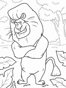 Free PDF Madagascar Coloring Pages 🎨🦁 - Coloringpagesforkids.net