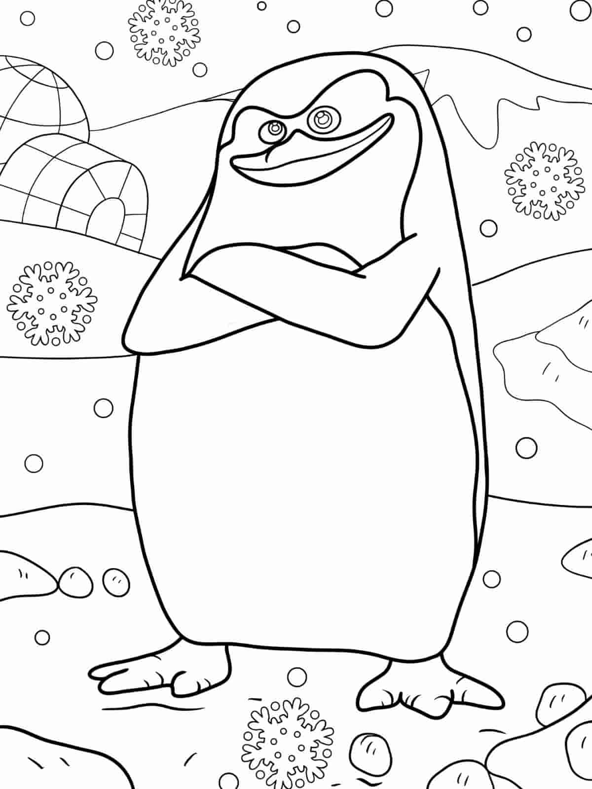 Madagascar Coloring Pages With King Julien