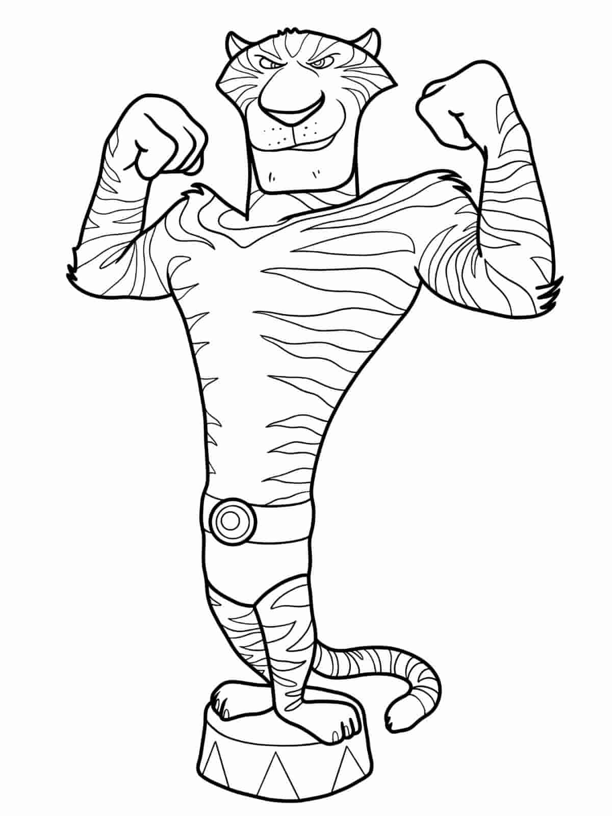 Madagascar Coloring Pages With Tropical Scenes