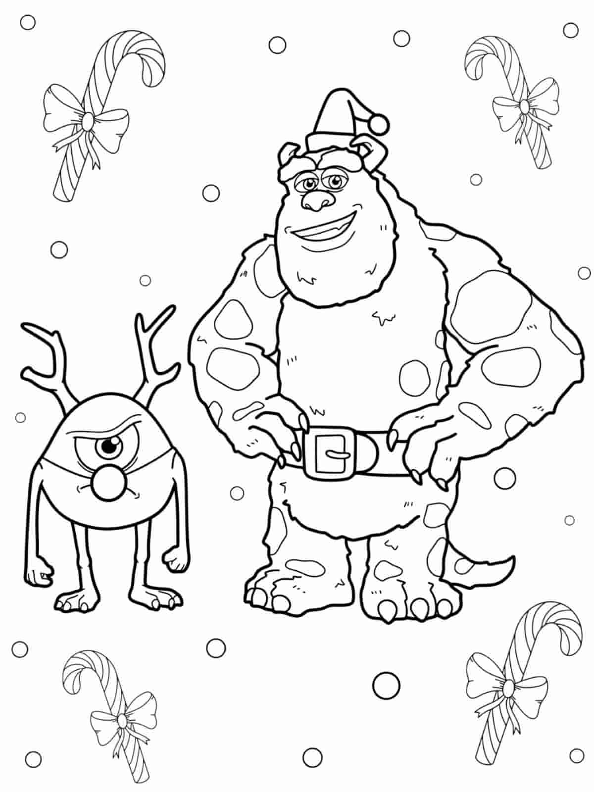 Mike Wazowski Coloring Pages