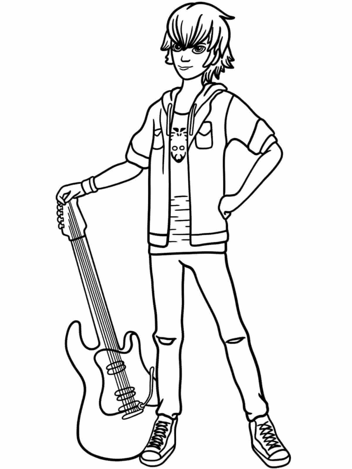 Miraculous Ladybug And Adrien Coloring Pages