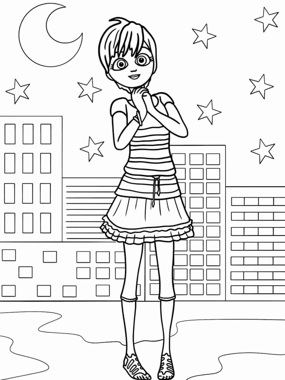 Miraculous Ladybug And Cat Noir Coloring Pages