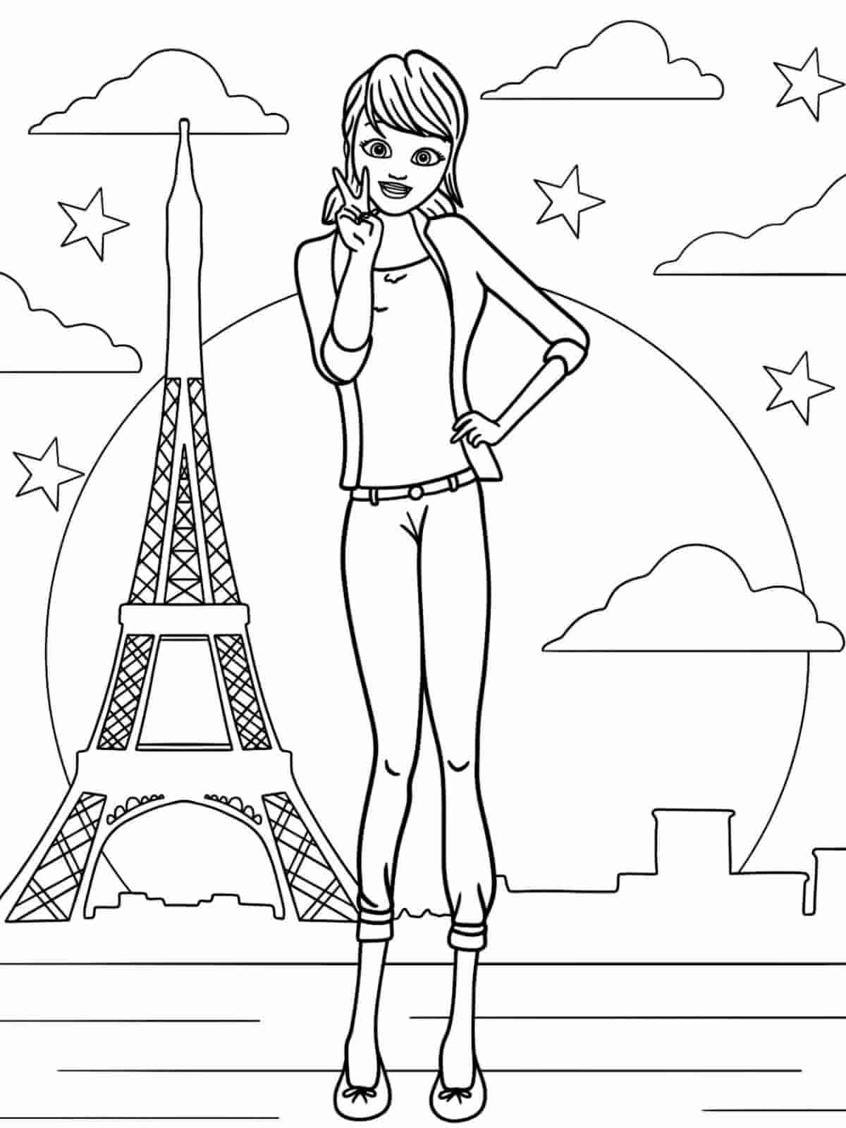 Miraculous Ladybug And Plagg Coloring Pages