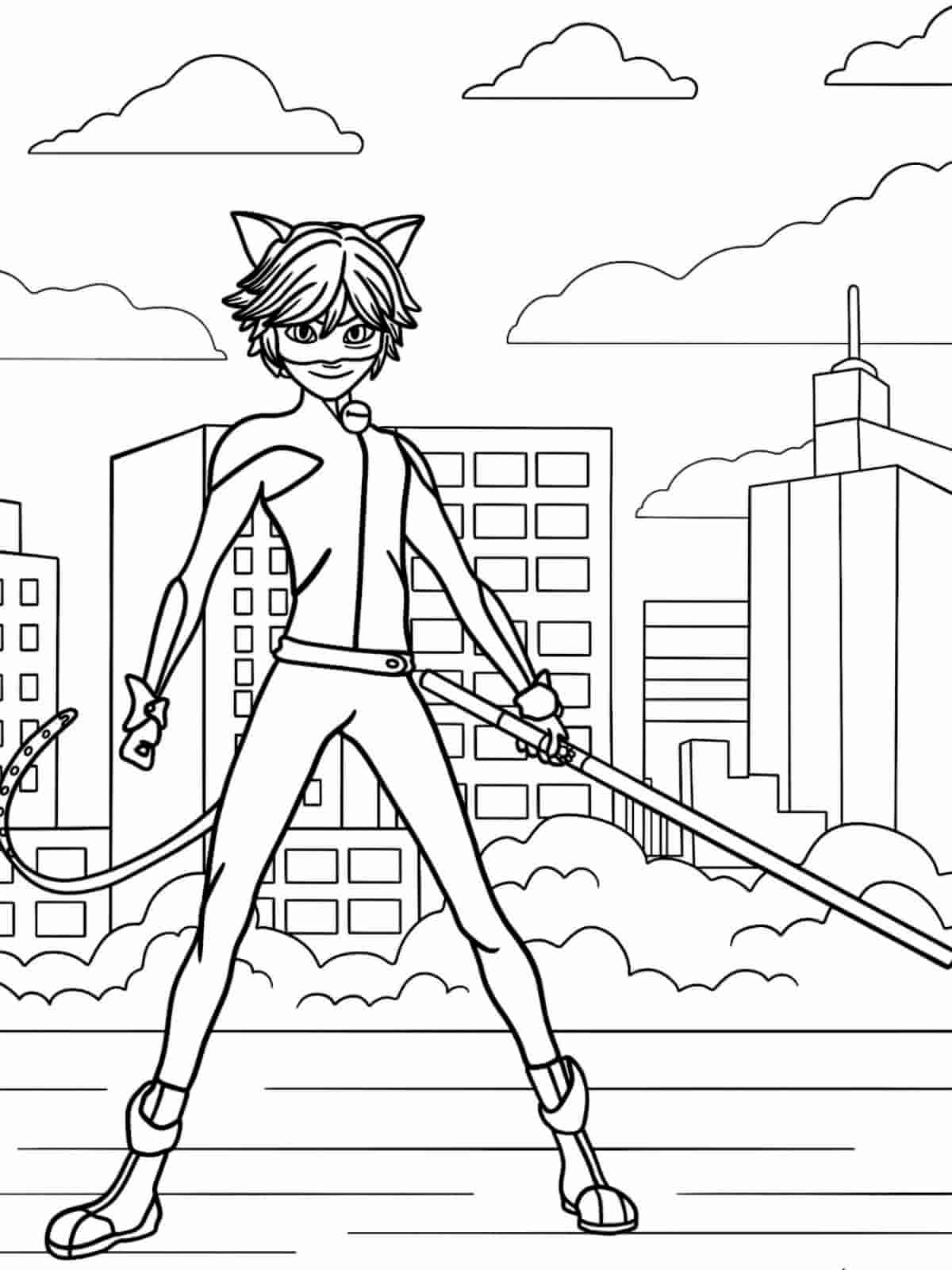 Miraculous Ladybug And Tikki Coloring Pages