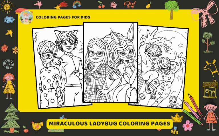 Miraculous Ladybug Coloring Pages Featured Image