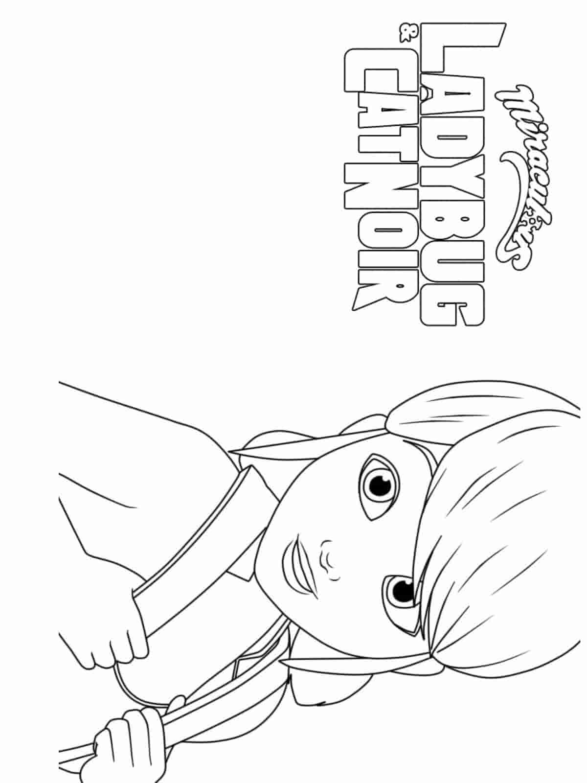 Miraculous Ladybug Love Story Coloring Pages