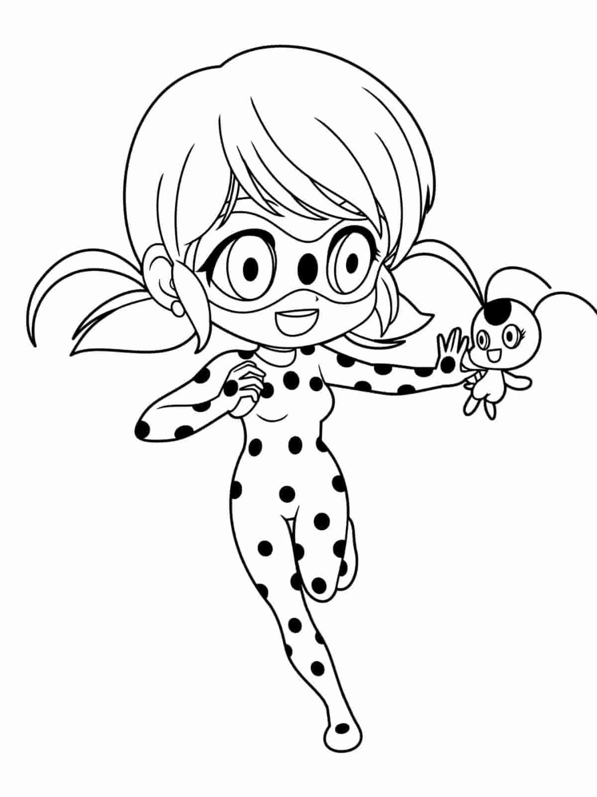 Miraculous Ladybug Magical Moment Coloring Pages