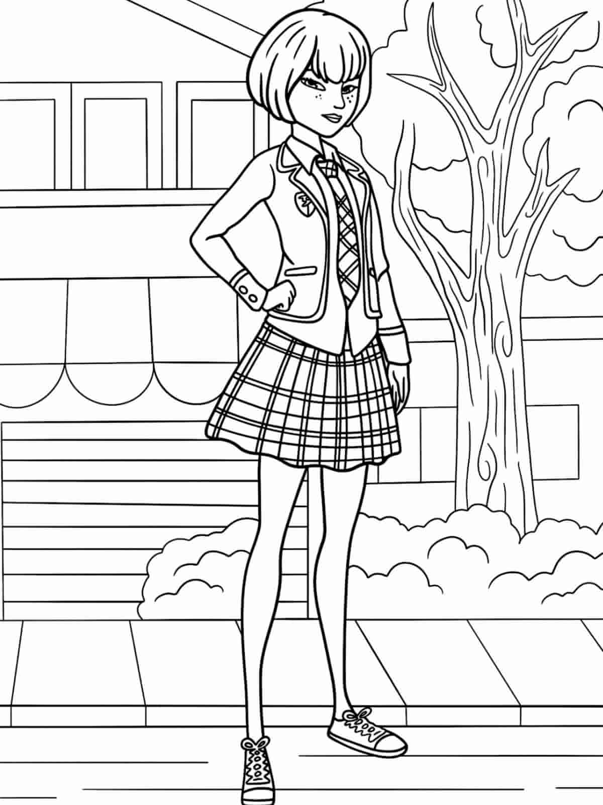 Miraculous Ladybug Masked Heroes Coloring Pages