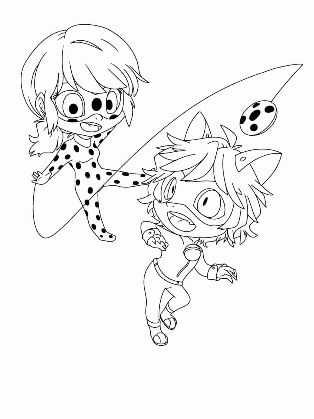 Miraculous Ladybug Villains Coloring Pages