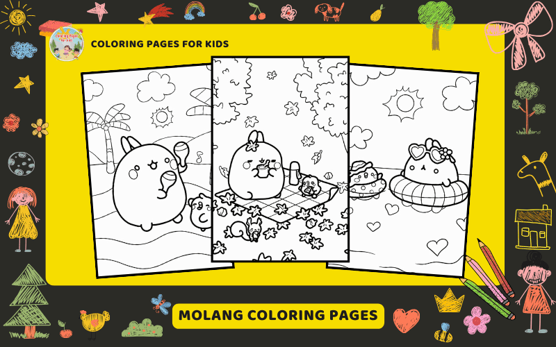 Molang Coloring Pages Featured Image