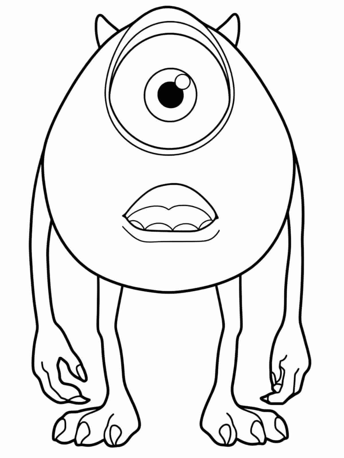 Monster Inc Coloring Pages For Kids