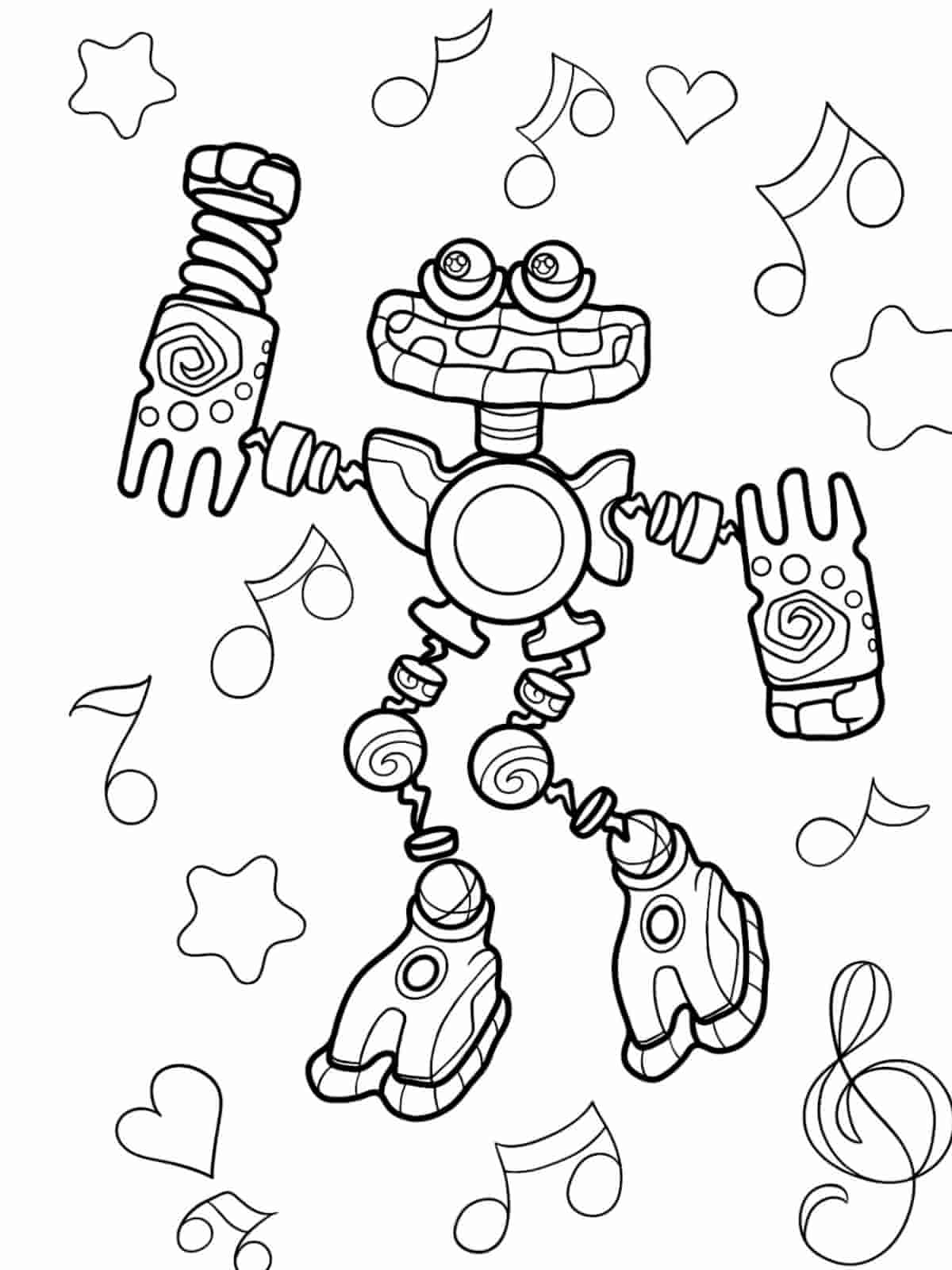 My Singing Monsters Bowgart Coloring Pages