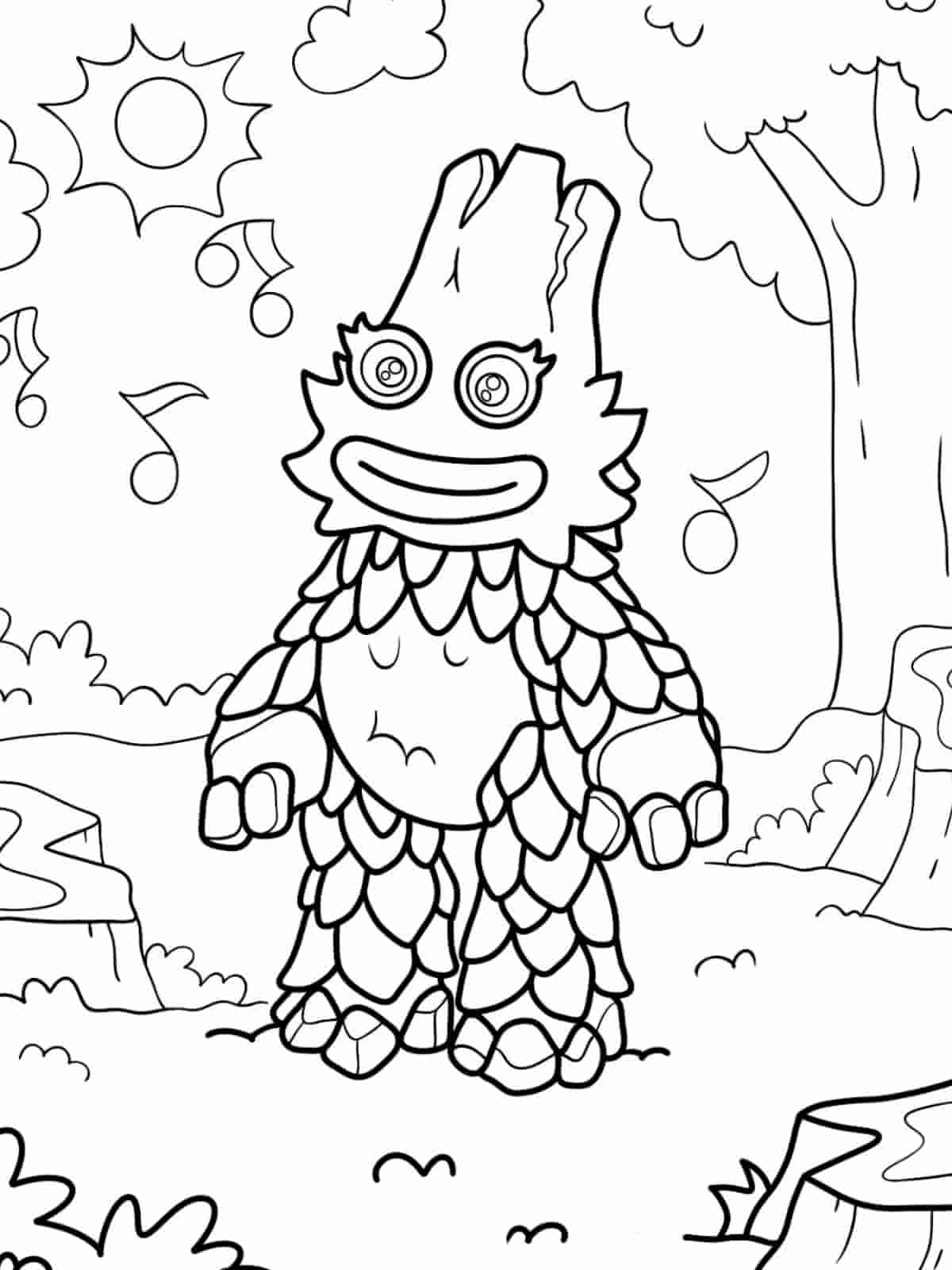 My Singing Monsters Wubbox Coloring Pages