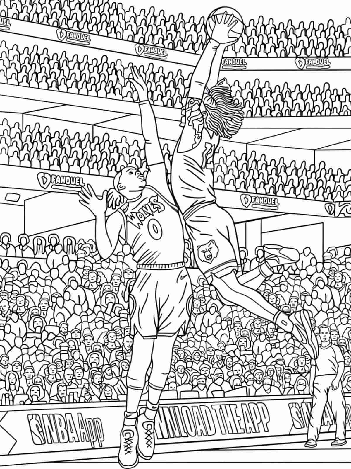 Nba Champions Coloring Pages