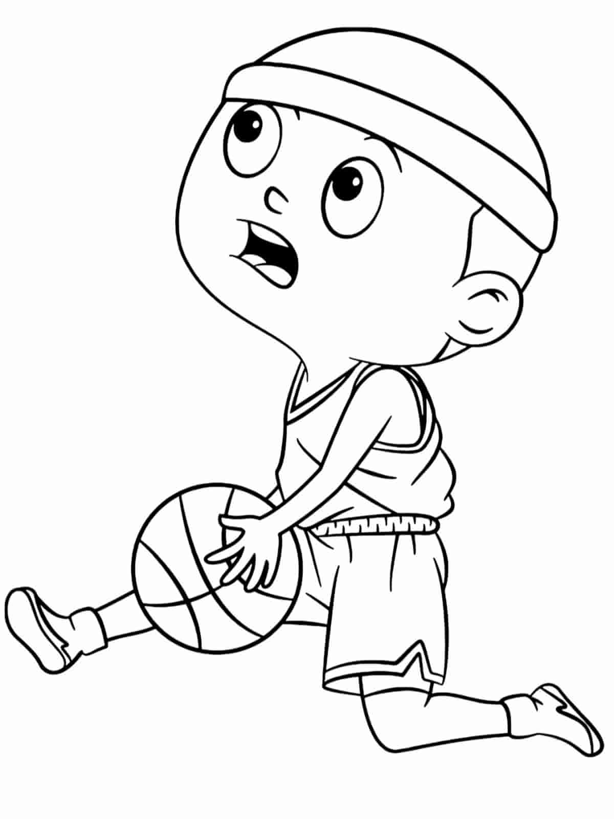 Nba Dunk Contest Coloring Pages