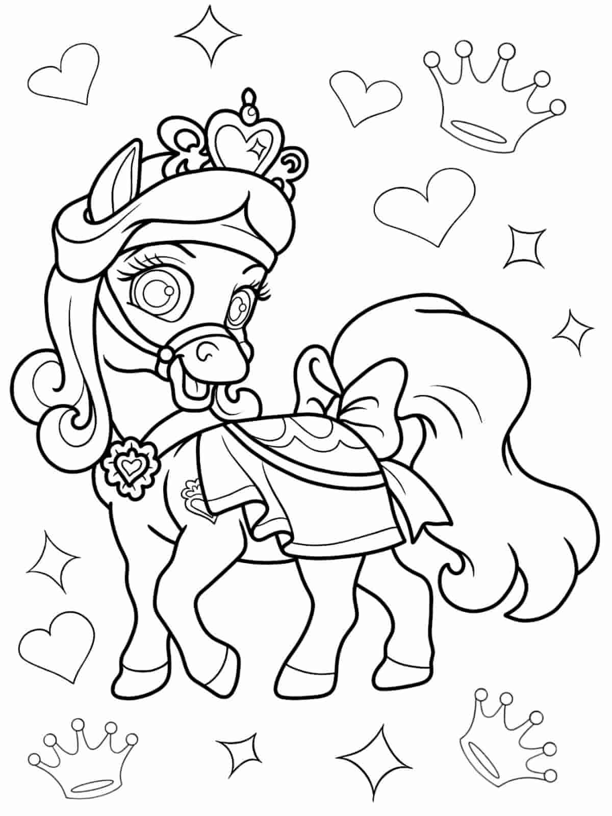 Palace Pets In Costumes Coloring Pages