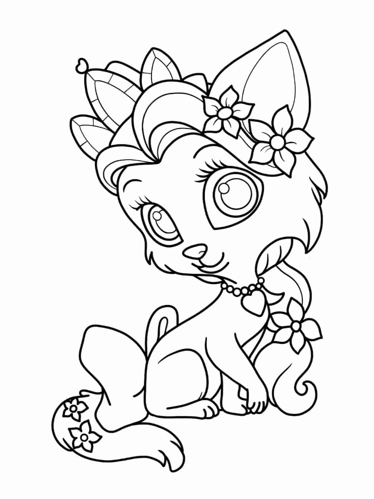 Palace Pets Teacup Coloring Pages