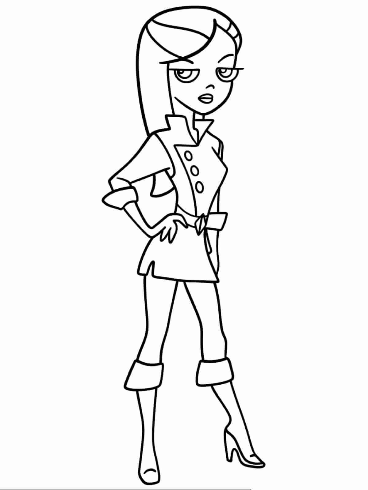 Phineas And Ferb Coloring Pages For Kids