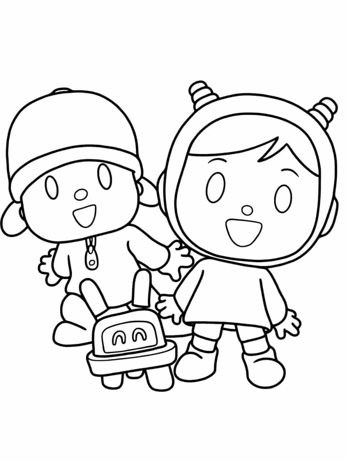 Pocoyo Coloring Pages Prints