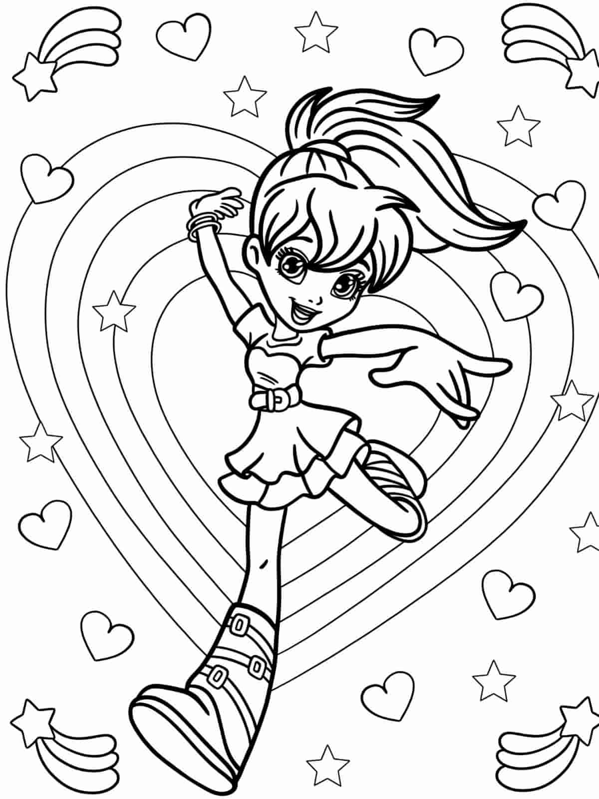 Polly Pocket And Friends Coloring Pages