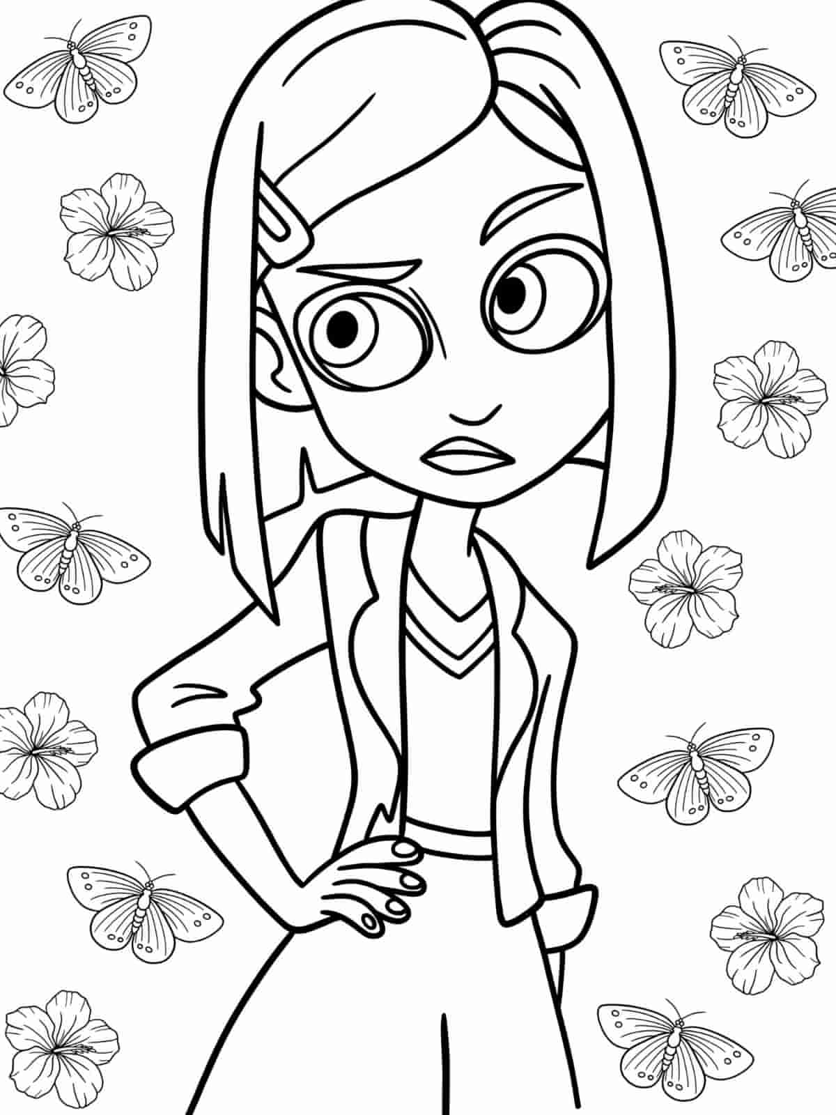 Polly Pocket Beach Day Coloring Pages