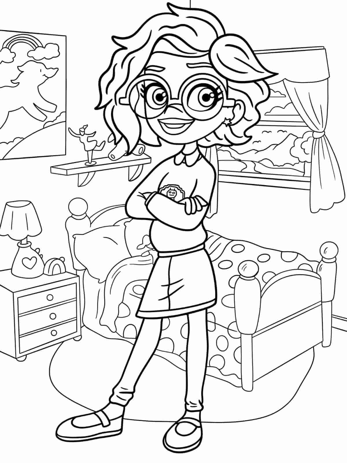 Polly Pocket Birthday Party Coloring Pages