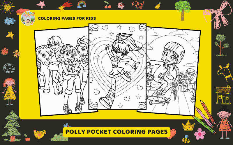 Polly Pocket Coloring Pages Featured Image