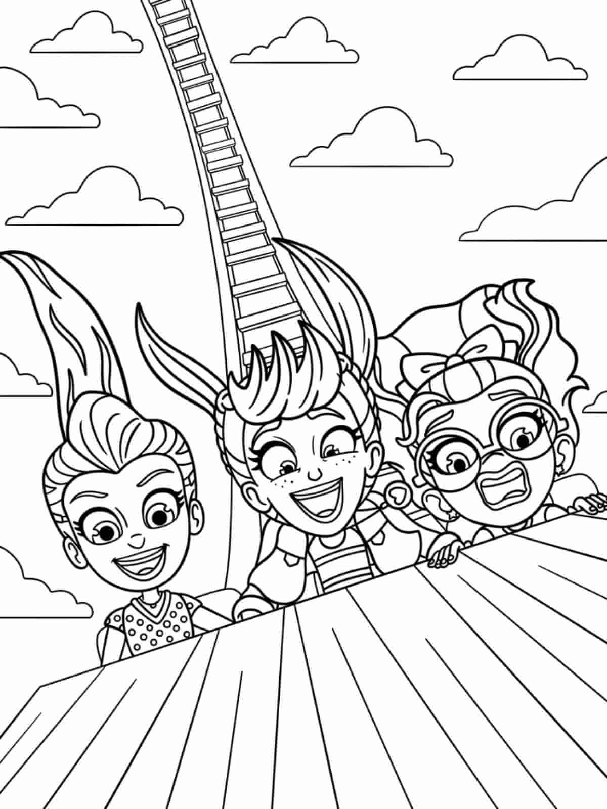 Polly Pocket Pet Care Coloring Pages