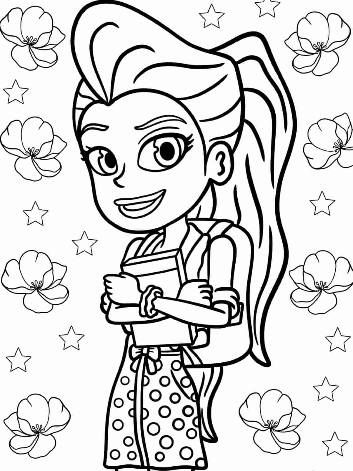 Polly Pocket Picnic Day Coloring Pages