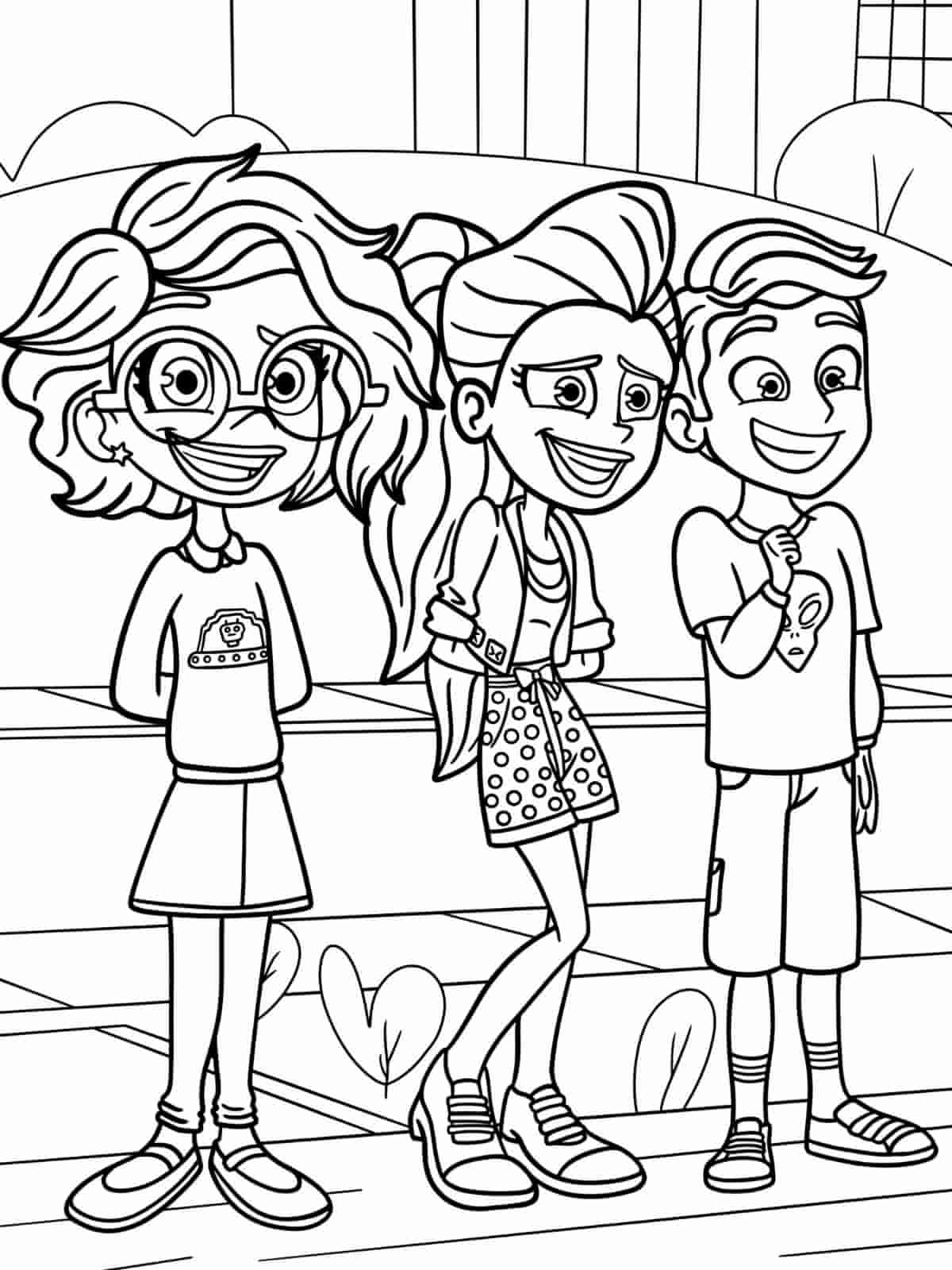 Polly Pocket Summer Fun Coloring Pages