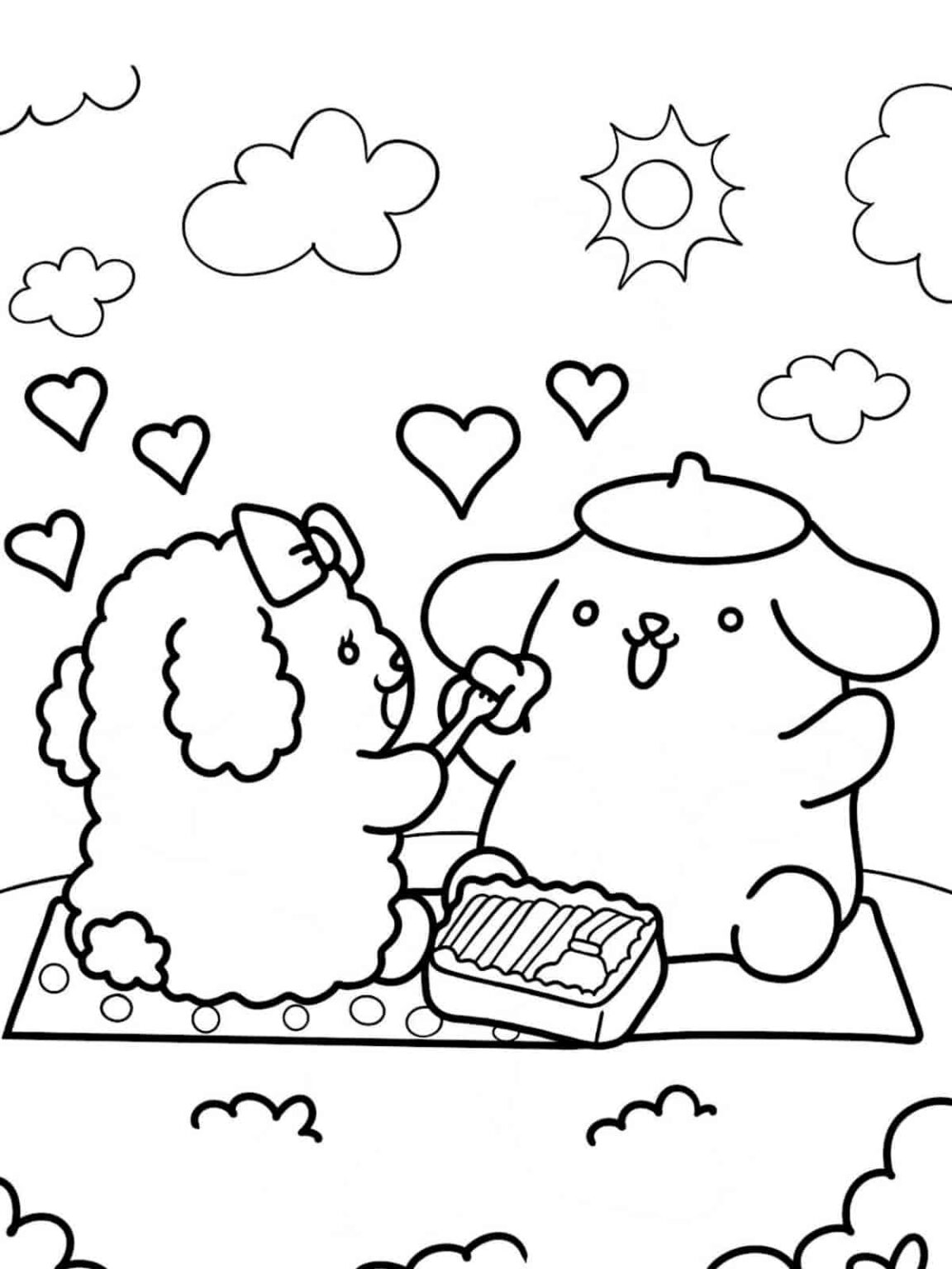 25+ Free Pompompurin Coloring Pages For Kids 🎨🧡 - Coloringpagesforkids.net