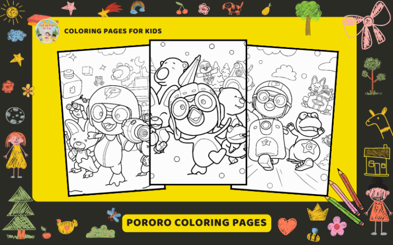 Pororo Coloring Pages Featured Image