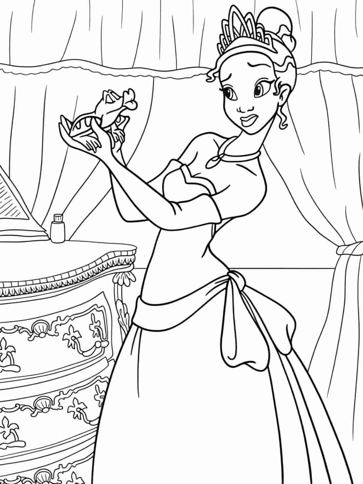 Princess And The Frog Coloring Pages Featuring Dr Facilier