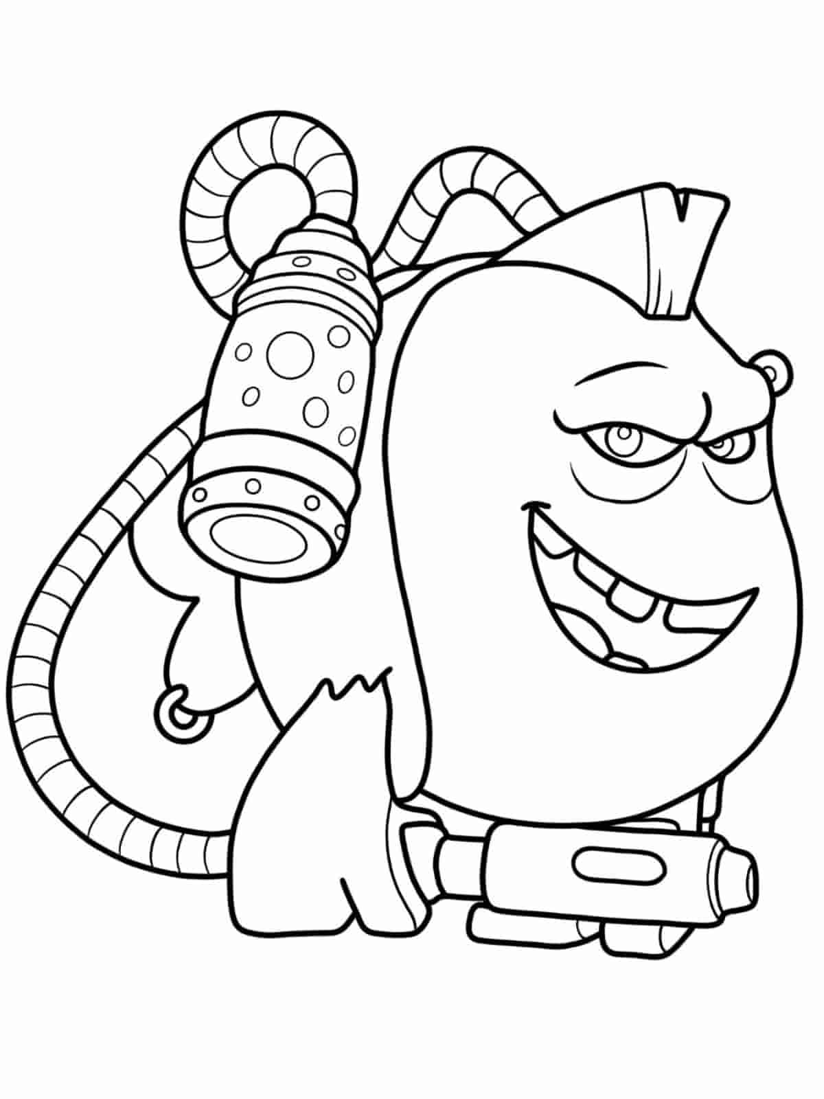 Printable Bubble Guppies Coloring Pages