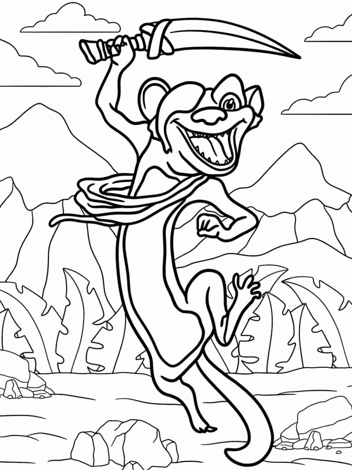 Printable Ice Age Movie Coloring Pages