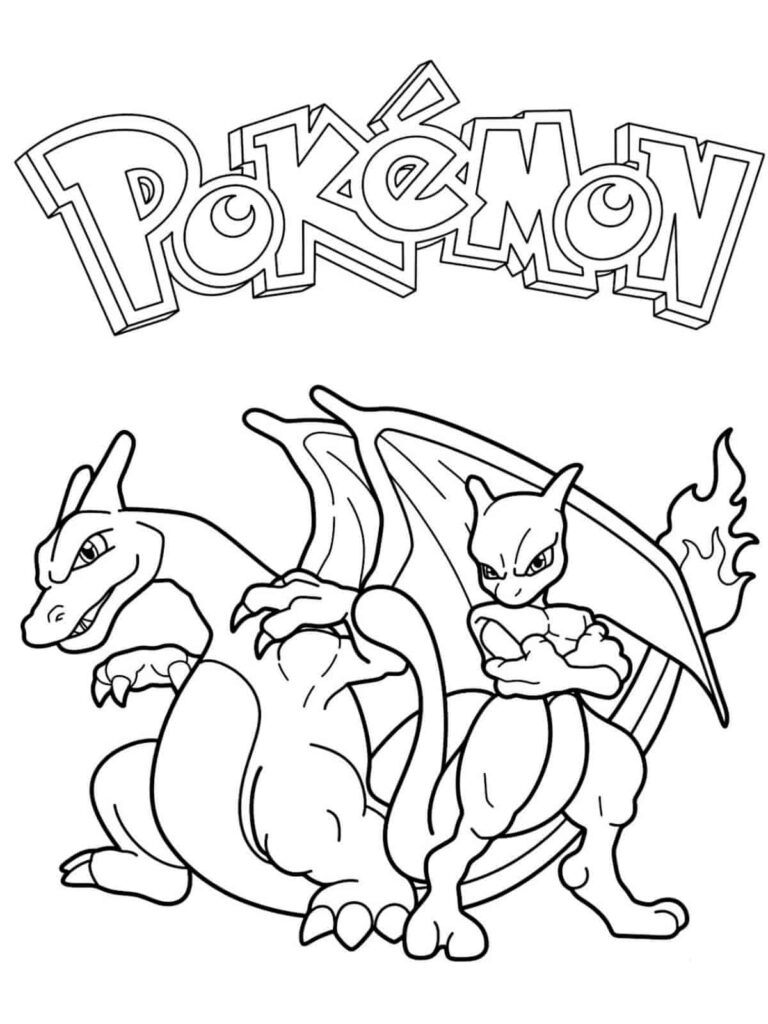 Free Mewtwo Coloring Pages for Pokémon Trainers 💥⚡ ...