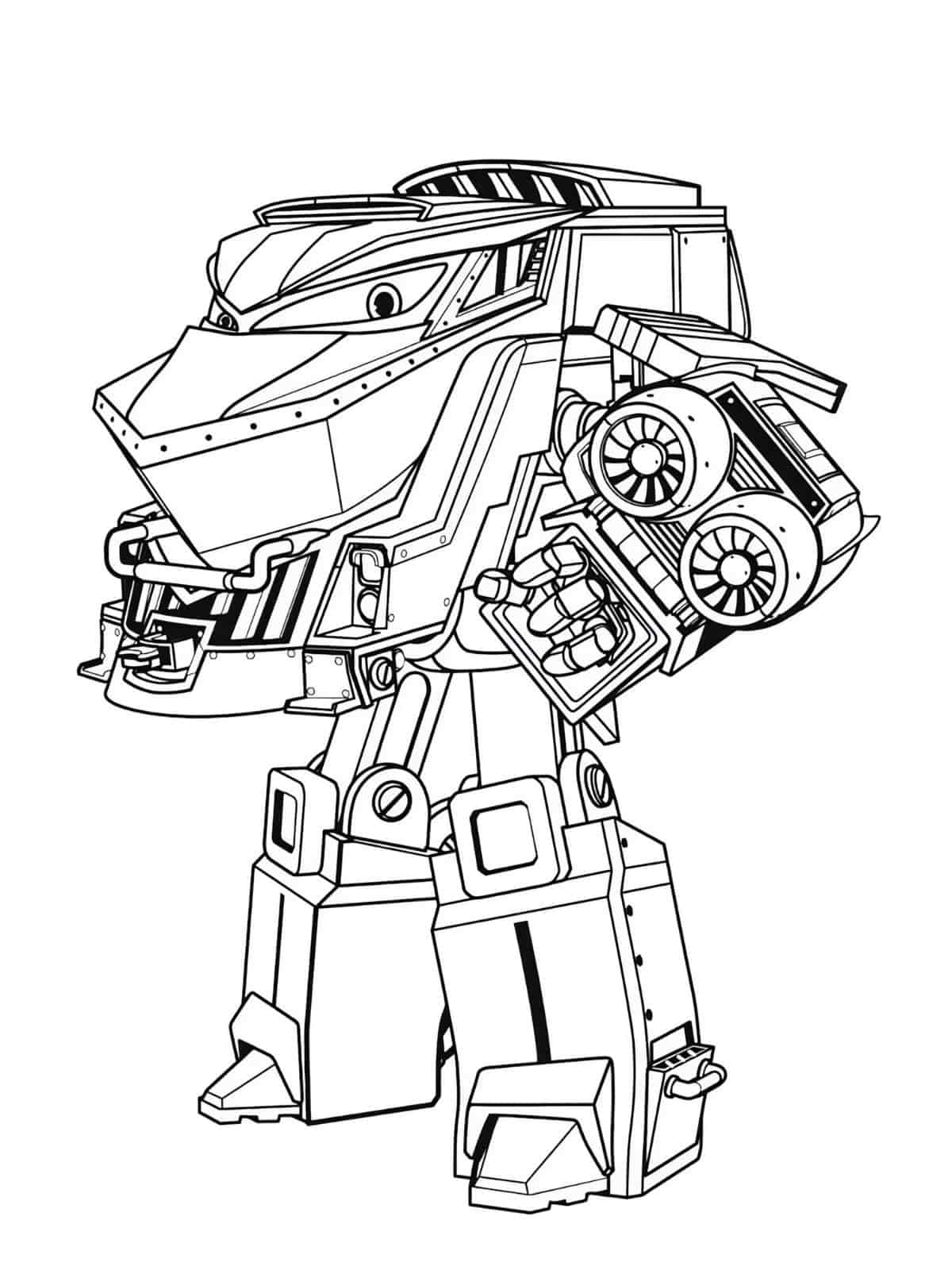 Printable Robot Coloring Pages Pdf